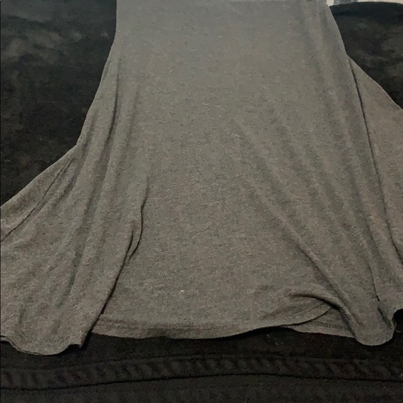 Smokey grey mid length dress - Picture 2 of 3